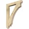 Ekena Millwork Imperial Arts & Crafts Rough Sawn Bracket, Douglas Fir, 4"W x 32"D x 40"H BKT04X32X40IMP03RDF - alternate 1